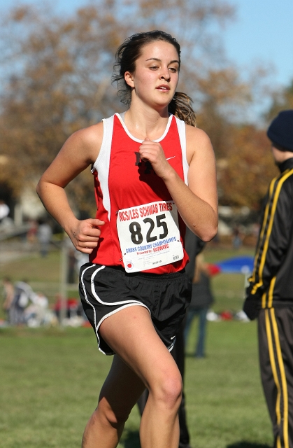 NCS XC D5 Girls-092.JPG - 2009 North Coast Section Cross Country Championships, Hayward High School, Hayward, California